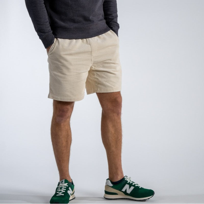 Billybelt - Short en velours Beach Horizon - Ivoire