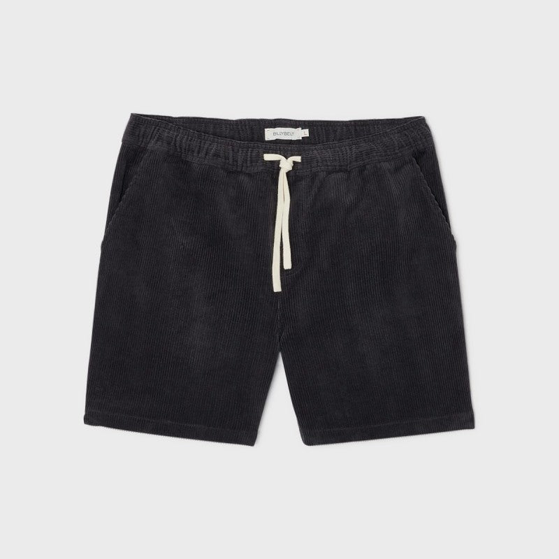Billybelt - Short en velours Beach Horizon - Anthracite