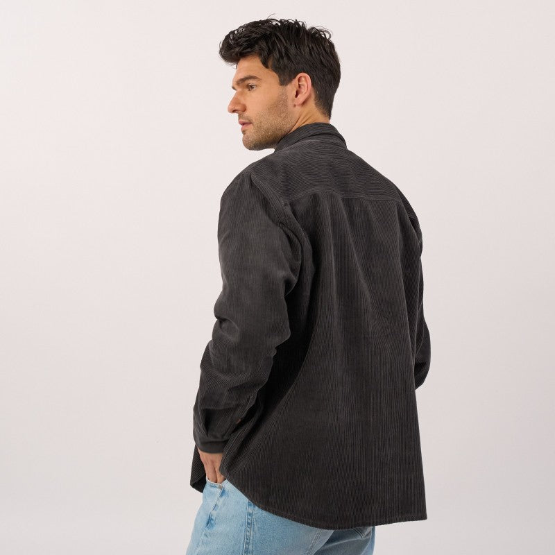 Billybelt -Surchemise oversize en velours - Anthracite