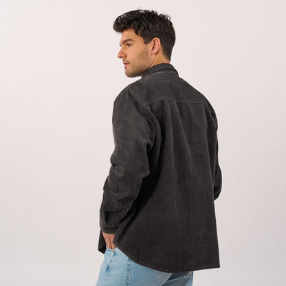 Billybelt -Surchemise oversize en velours - Anthracite