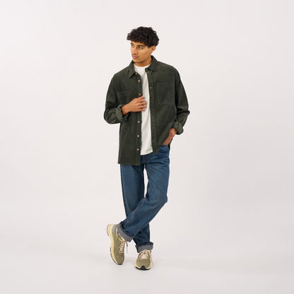 Billybelt -Surchemise oversize en velours - Vert