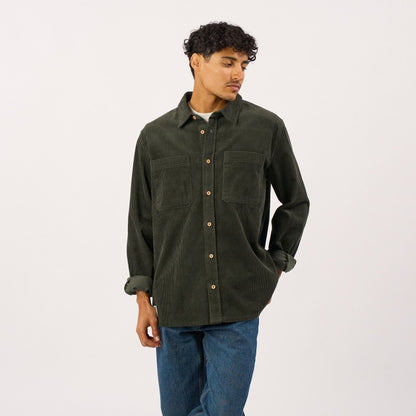 Billybelt -Surchemise oversize en velours - Vert