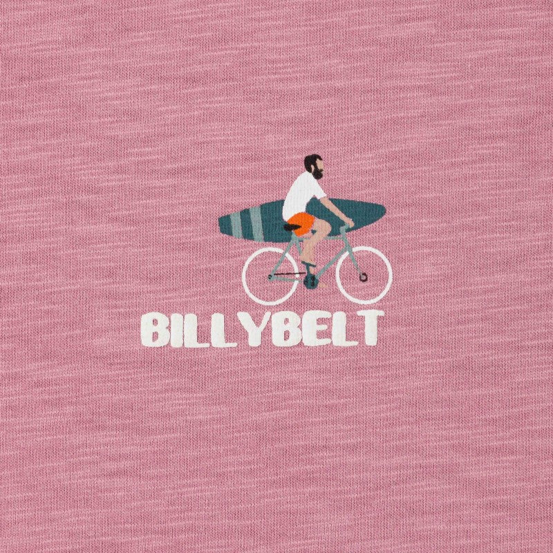 Billybelt - T-shirt surfer imprimé - 100% coton Bio - Rose