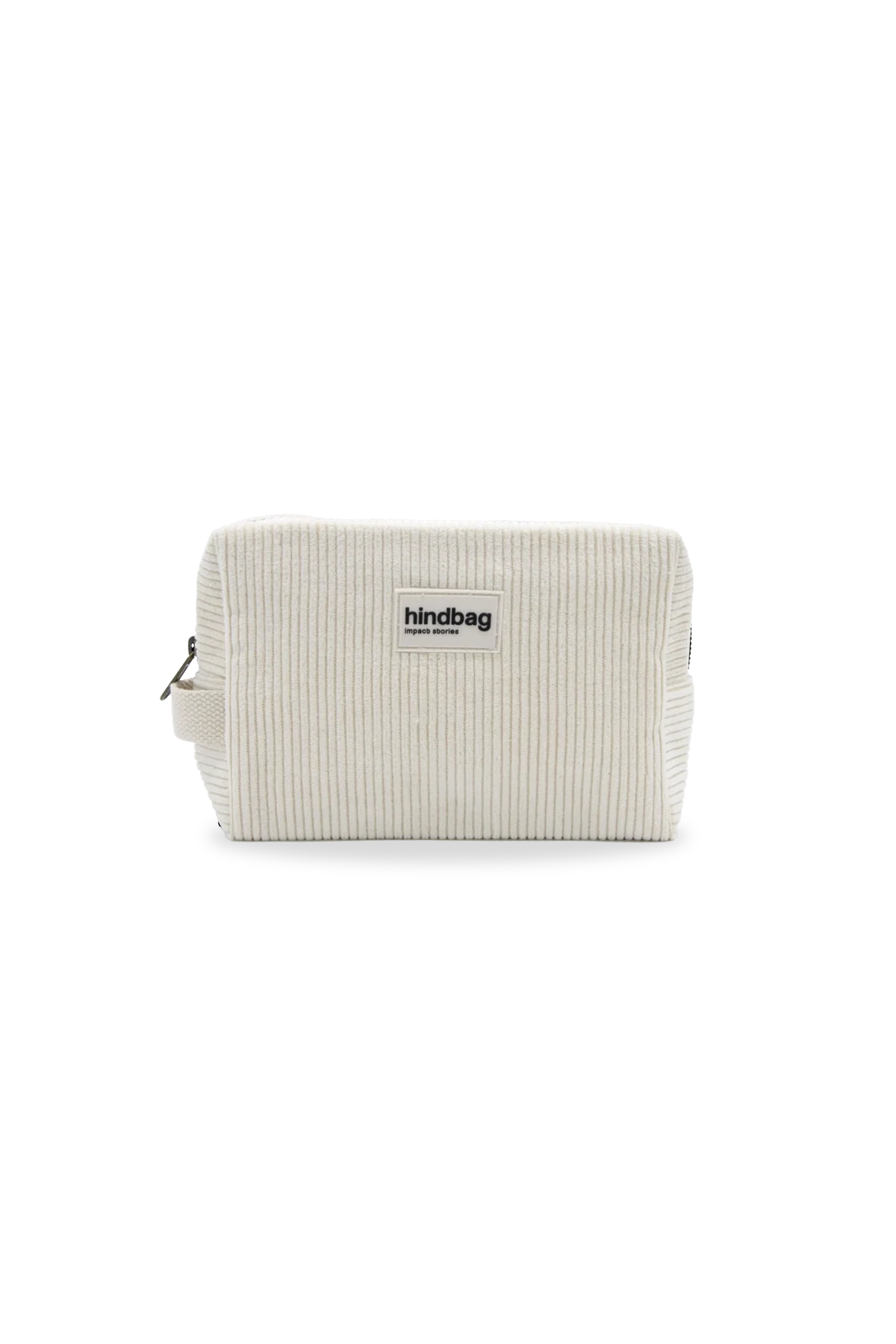Hindbag - Trousse de toilette Léon en velours - Blanc cassé